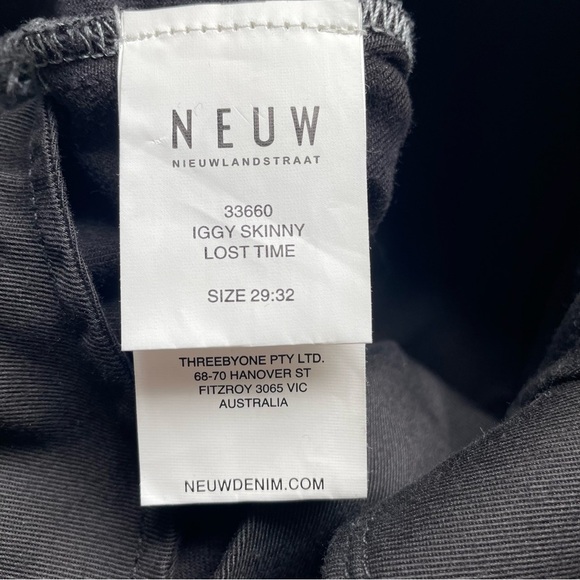 NEW Neuw Iggy Skinny Distressed Jeans 29x32 - Picture 10 of 12
